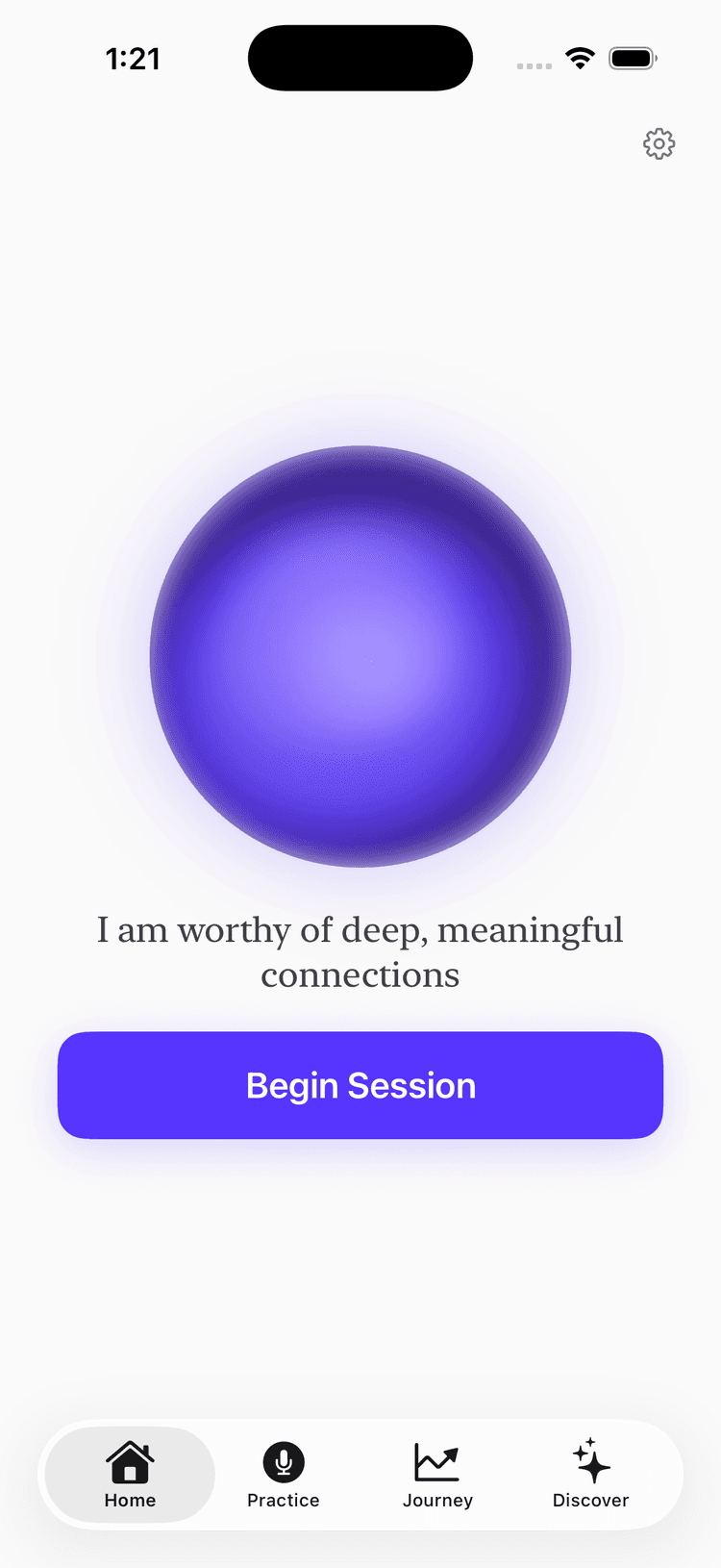Say After Me app home screen